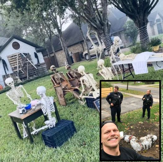 A Neighbor’s Amusing Reaction to Criticism of Their Halloween Decorations Has Gone Viral!