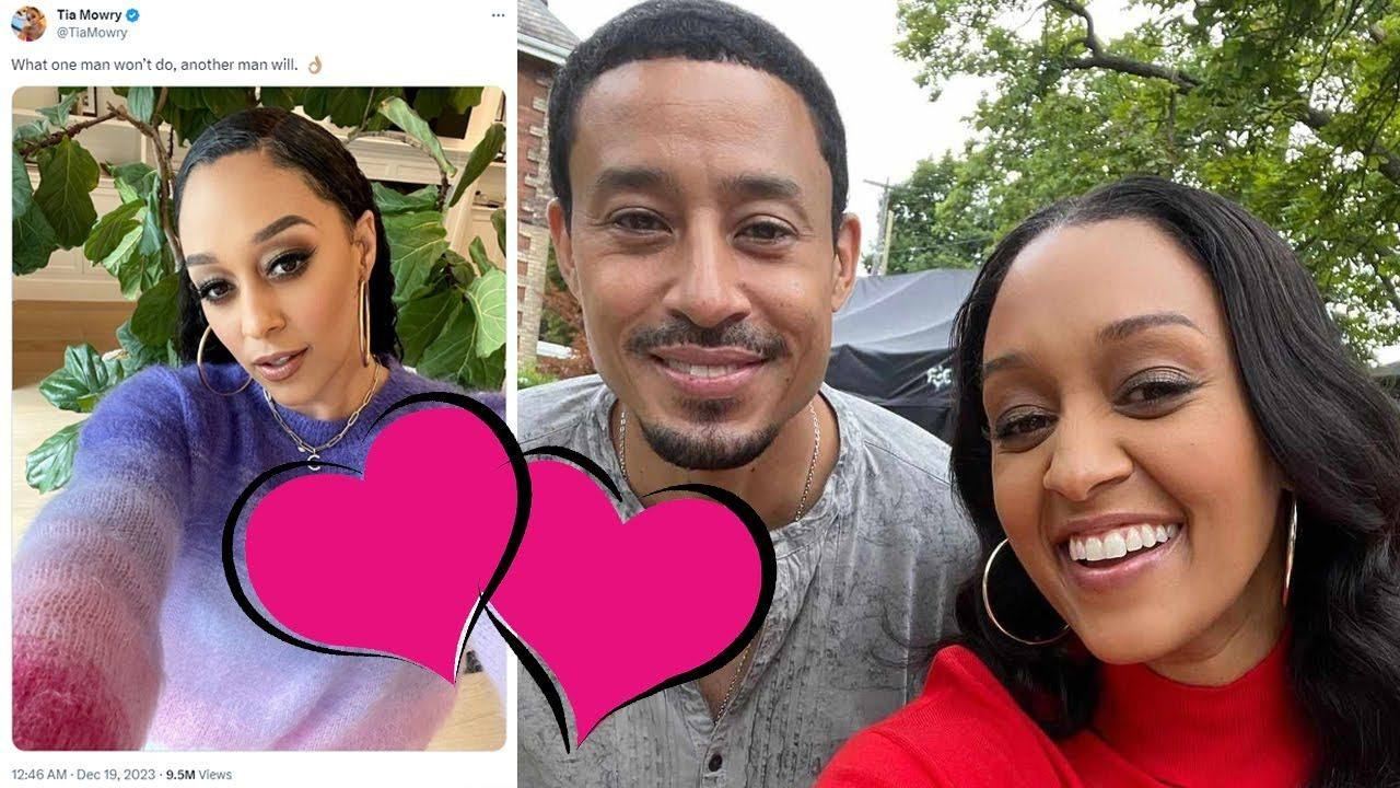 Tia Mowry GOT A NEW MAN??? Seen Hugging A WHITE GUY!!