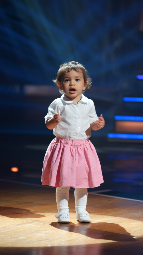 This is unreal, When this 2 year old girl started signing a 30 year old song, the entire crowd gasped