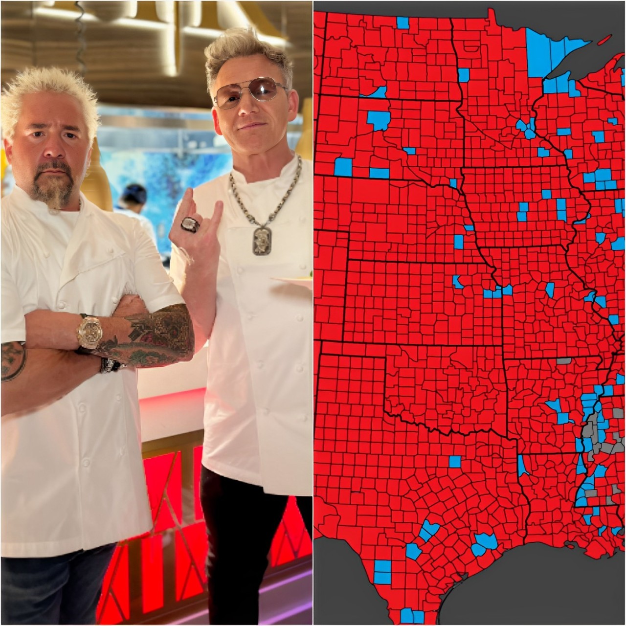 Guy Fieri and Gordon Ramsay Launch Restaurant in Red States, Offering Affordable Food with No Woke Agenda