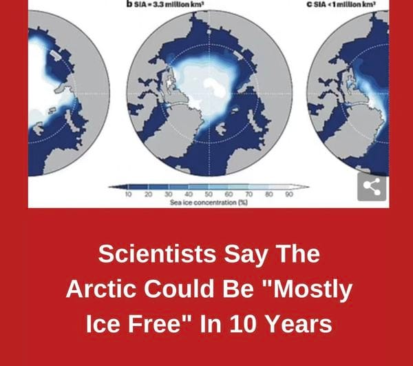 Scientists Predict the Arctic Could be Mostly Ice-Free in 10 Years