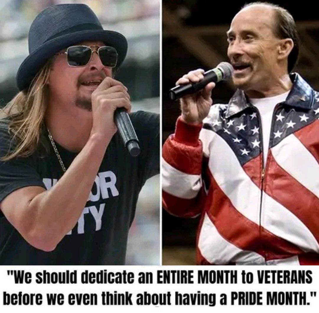 Kid Rock A statement that prioritizes veterans over Pride Month has sparked controversy.