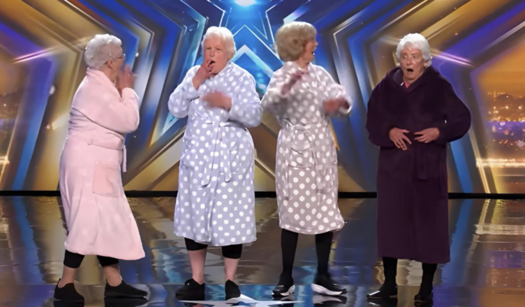 4 women entered the BGT stage wearing warm robes. As they grooved to classic song, nobody anticipated the unexpected rise of the over-40s dance phenomenon!