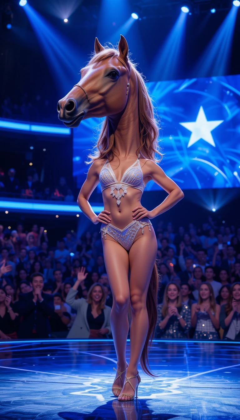 A Shocking Transformation: Girl with a Horse’s Head Becomes a Full Horse on America’s Got Talent