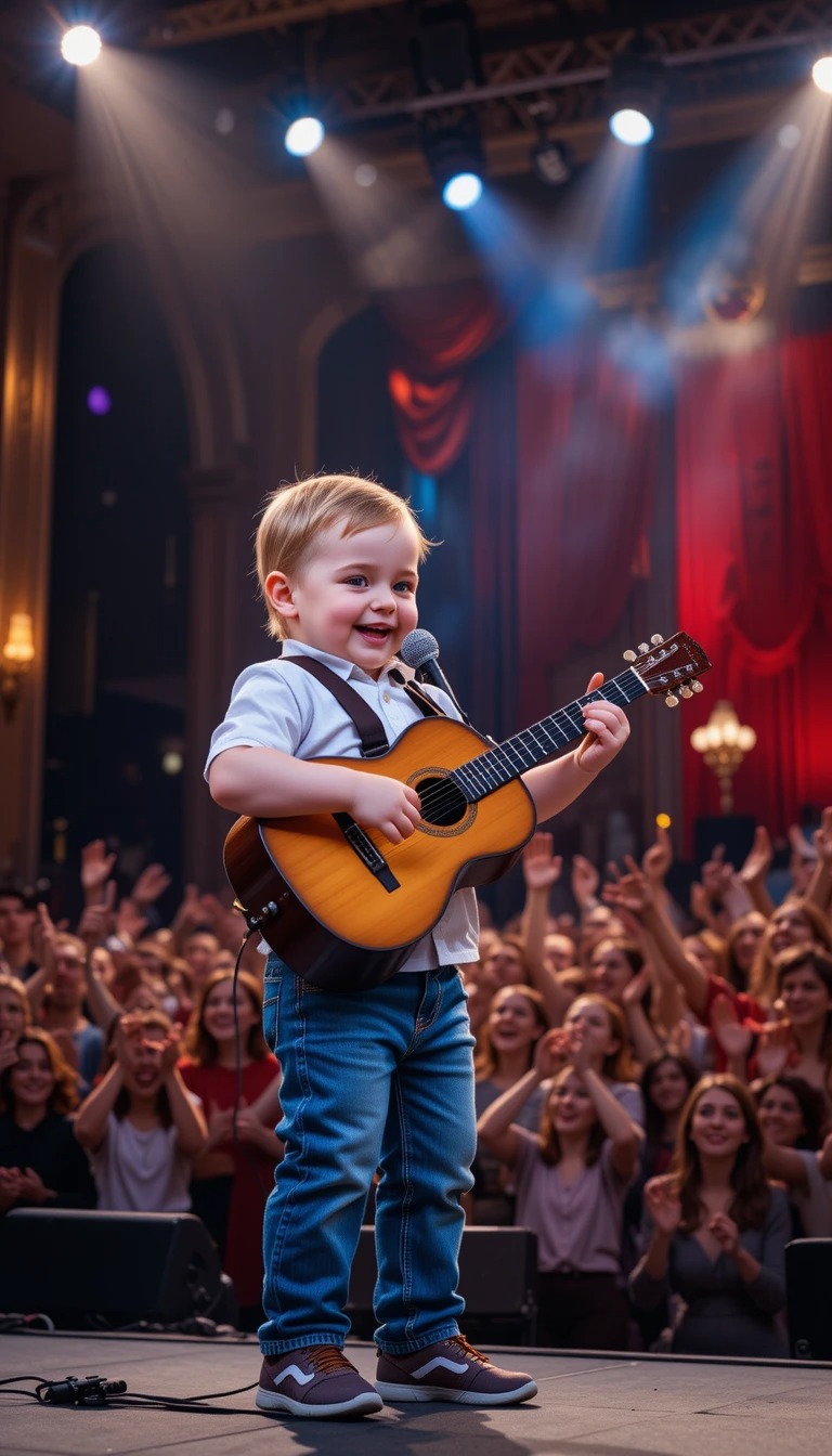 A First Grader Stuns Everyone with a Johnny Cash Classic, You wont believe the voice coming from this little powerhouse, his performance is so mature and soulful, it left the audience in complete awe