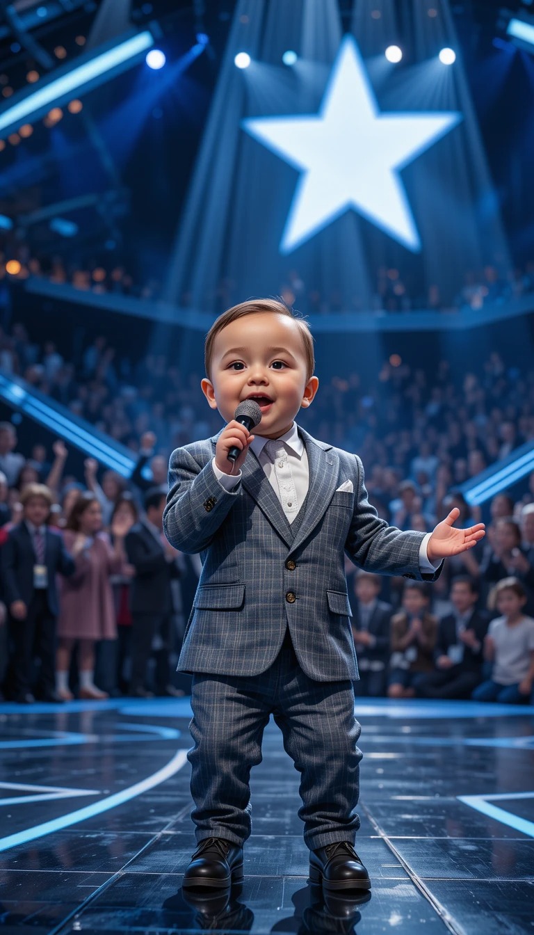A 1 YEAR OLD SINGING?! This miracle child steps on stage, and the impossible happens, The moment he starts singing, the judges are left in tears, the audience frozen in shock, A voice like this at his age? Unbelievable, You have to witness this once in a lifetime moment