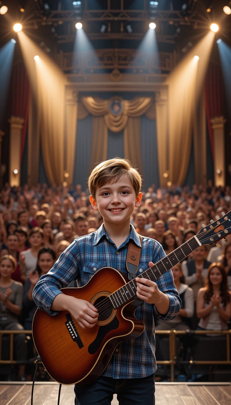 This little boy is about to blow your mind, A first grader steps on stage and stuns everyone with a jaw dropping performance of a Johnny Cash classic, The second he starts singing, the crowd is left speechless, his voice is beyond his years