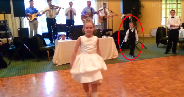 9-Year-Old Stuns with Irish Dance at Wedding—But Her Little Brother’s Adorable Moves Steal the Spotlight!