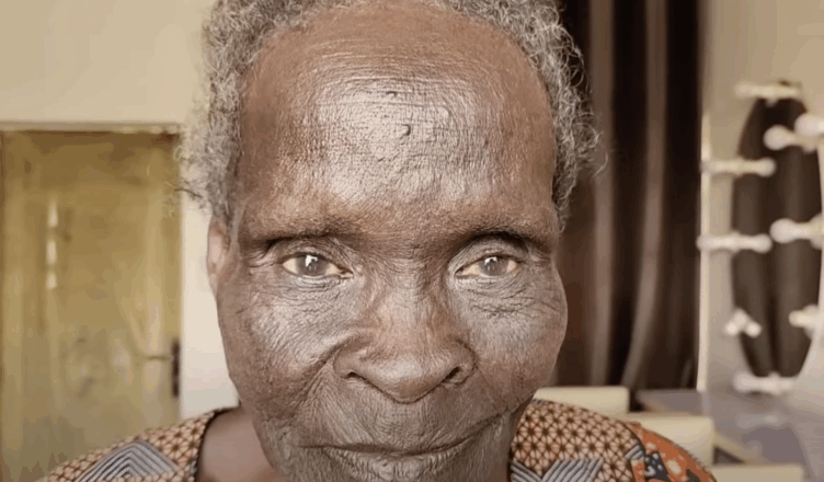 This Old Lady Turns Into a Stunning Bride After Incredible Makeup Transformation… Photos Here!