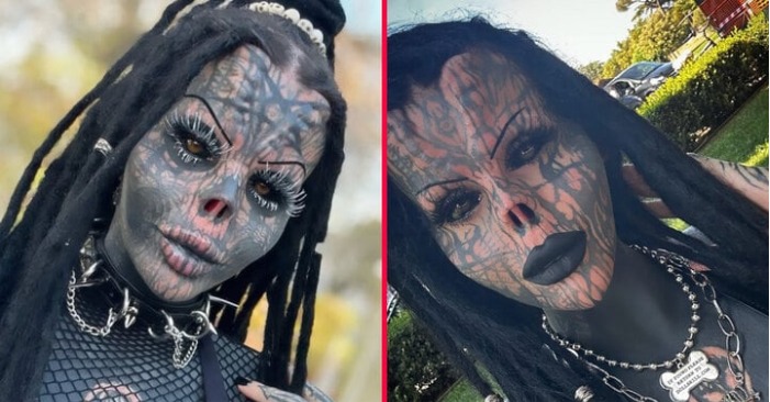 «Before all the body modifications!» The non-standard girl showed her archive photos and everyone is saying the same thing