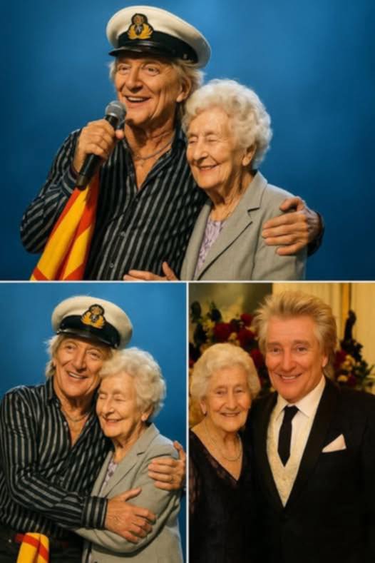 Rod Stewart surprised everyone by bringing out his 94-year-old sister to sing with him — nobody expected it.