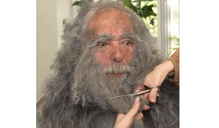 A homeless man gets a haircut and looks 15 years younger—his stunning transformation will leave you speechless…