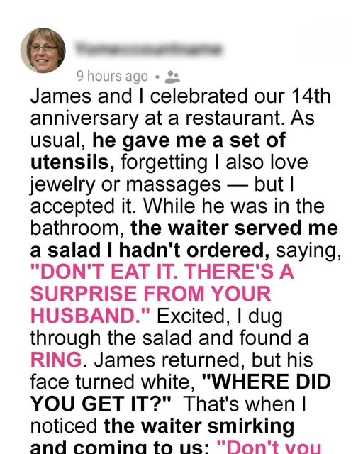A Waiter Served Me a Dish I Didn’t Order – When I Complained, He Whispered Something That Changed My Life