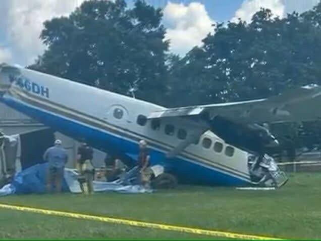 US plane crash