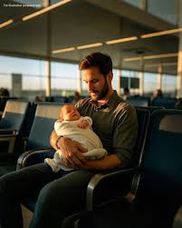 Meredith, 82, assists a widower who is denied the opportunity to board a plane with his newborn child.