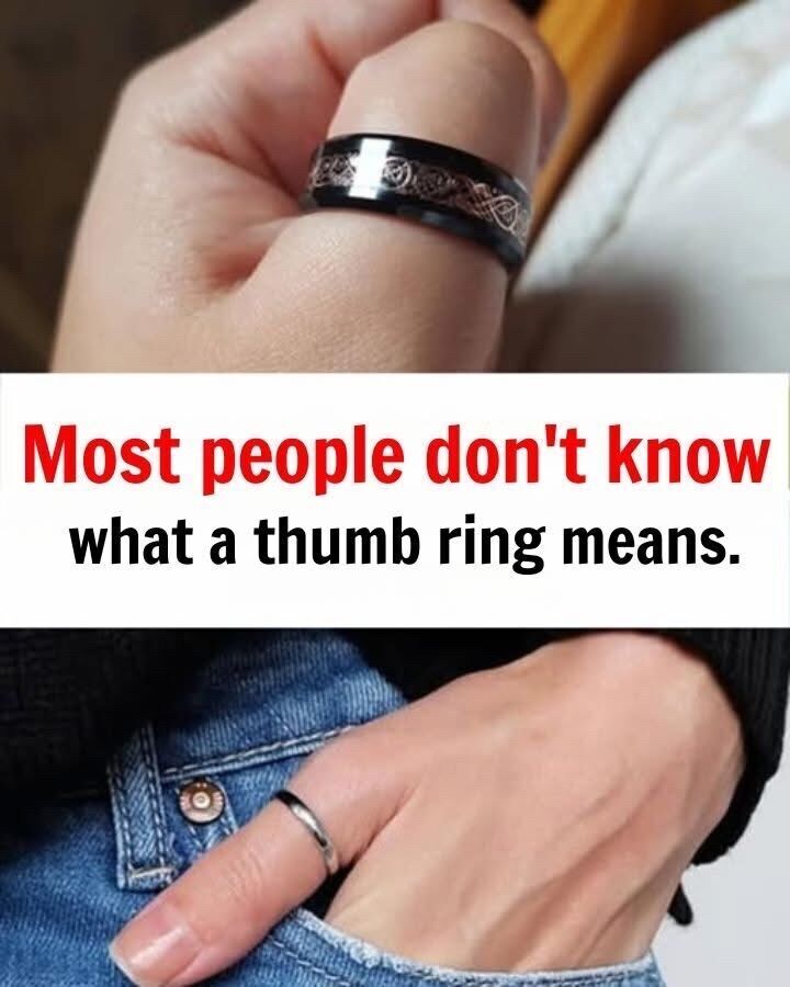 The Surprising Meaning Behind Wearing a Ring on Your Thumb
