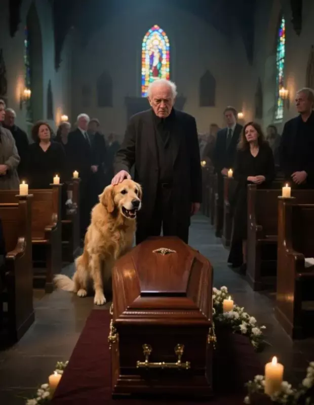 During my granddaughter’s funeral, her dog wouldn’t leave the casket alone—his barking shook us all.