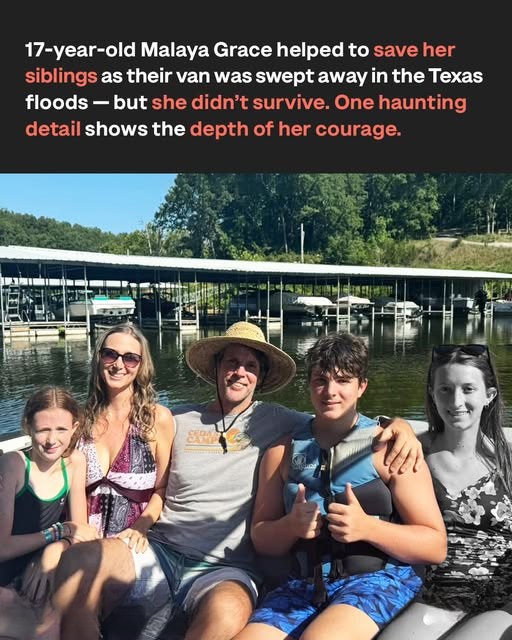 17-Year-Old Hero: Malaya Grace Sacrificed Her Life to Save Her Siblings During Texas Floods