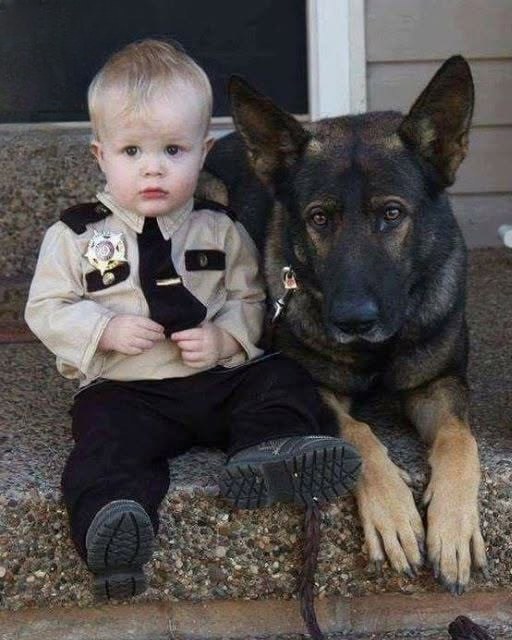 I Let My Son Dress Up in His Dad’s Uniform for Fun—But Then the Dog Did Something That Stopped Me Cold