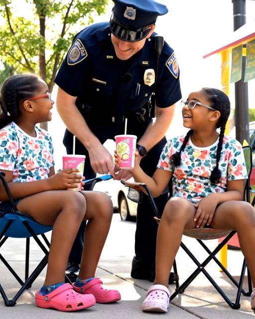 A Neighbor Called The Cops On Two Little Girls Selling Lemonade, But She Picked The Wrong Officer