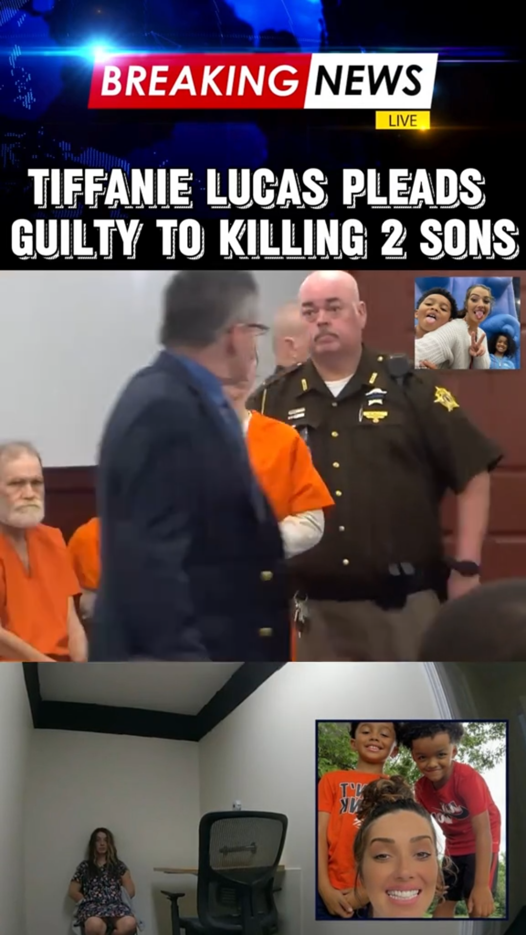Tiffanie Lucas Pleads Guilty To Killing Her Two Sons In Emotional Court Hearing 