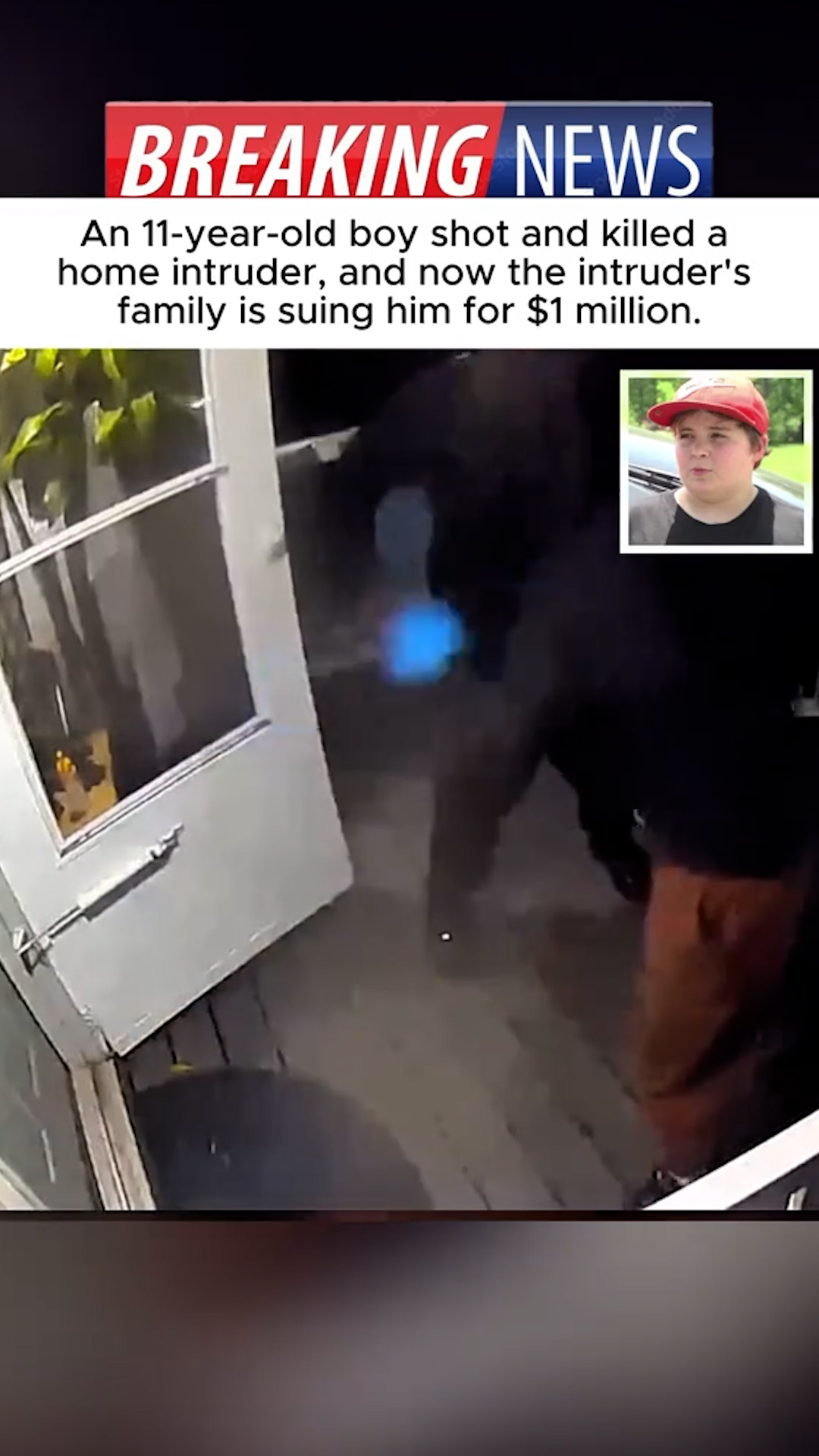 11-Year-Old Boy Faces $1 Million Lawsuit After Fatally Shooting Home Intruder