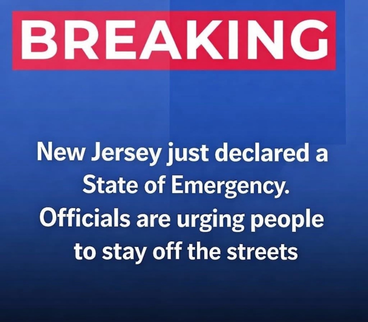 Breaking Alerts and Public Safety: Understanding Claims of a State of Emergency in New Jersey