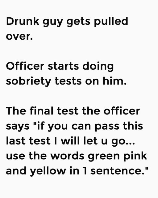 Drunk Guy Gets Pulled Over — The Last Test Seals His Fate