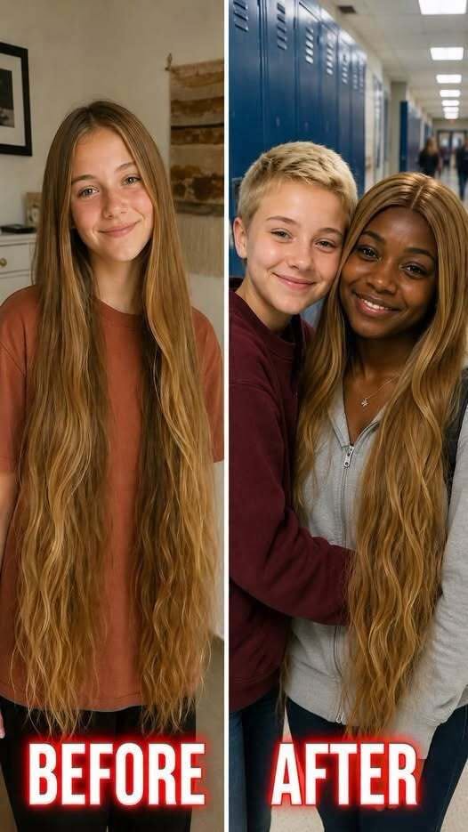 A Young Student’s Hair Donation Inspired an Outpouring of Kindness Throughout Her School