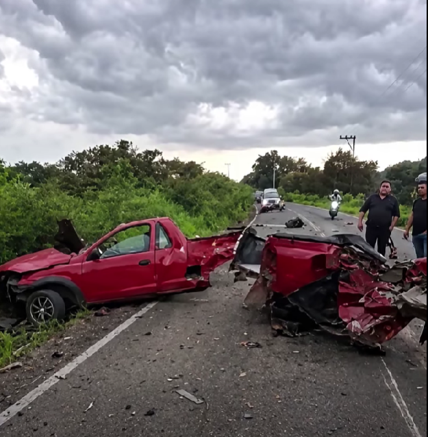 A Serious Accident Occurred Minutes Ago on the Sa… Road