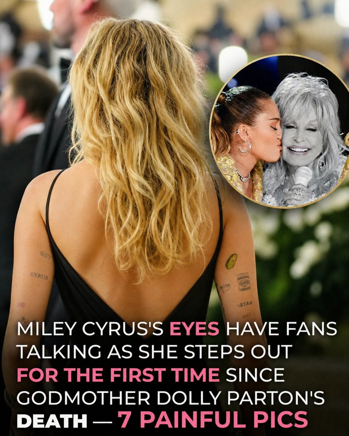 Miley Cyrus Makes First Public Appearance Since Dolly Parton’s Death — Fans Notice Something on Her Arm — Photos