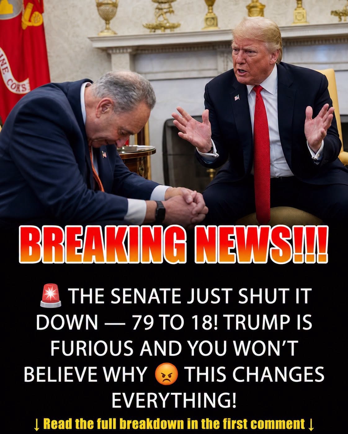 Senate Vote Shocks Trump 79 to 18 What Happened