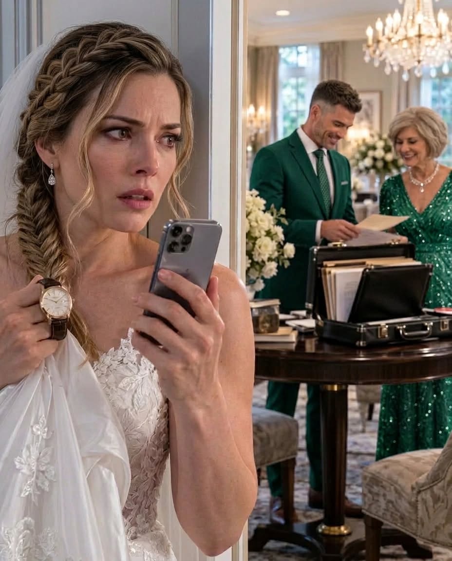 Three hours before my wedding, I returned home for my father’s watch and overheard my fiancé and his mother talking. They were supposed to be at the hotel. Ten minutes later, I canceled everything and what I did next terrified them.