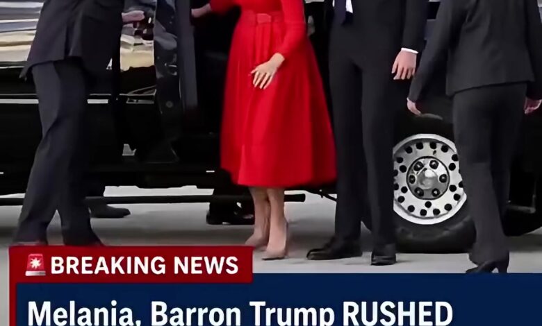 BREAKING NEWS Melania, Barron Trump RUSHED To Safety After