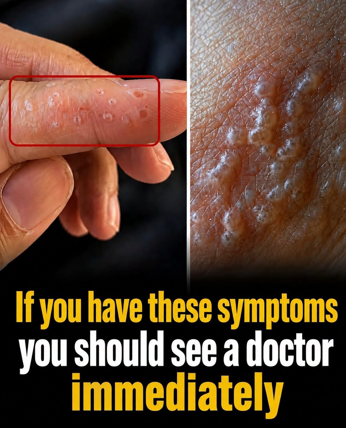 Tiny Blisters on Your Fingers? These Symptoms Should Never Be Ignored