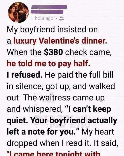 A Valentines Dinner That Revealed Everything When a Test Destroyed Seven Years Together