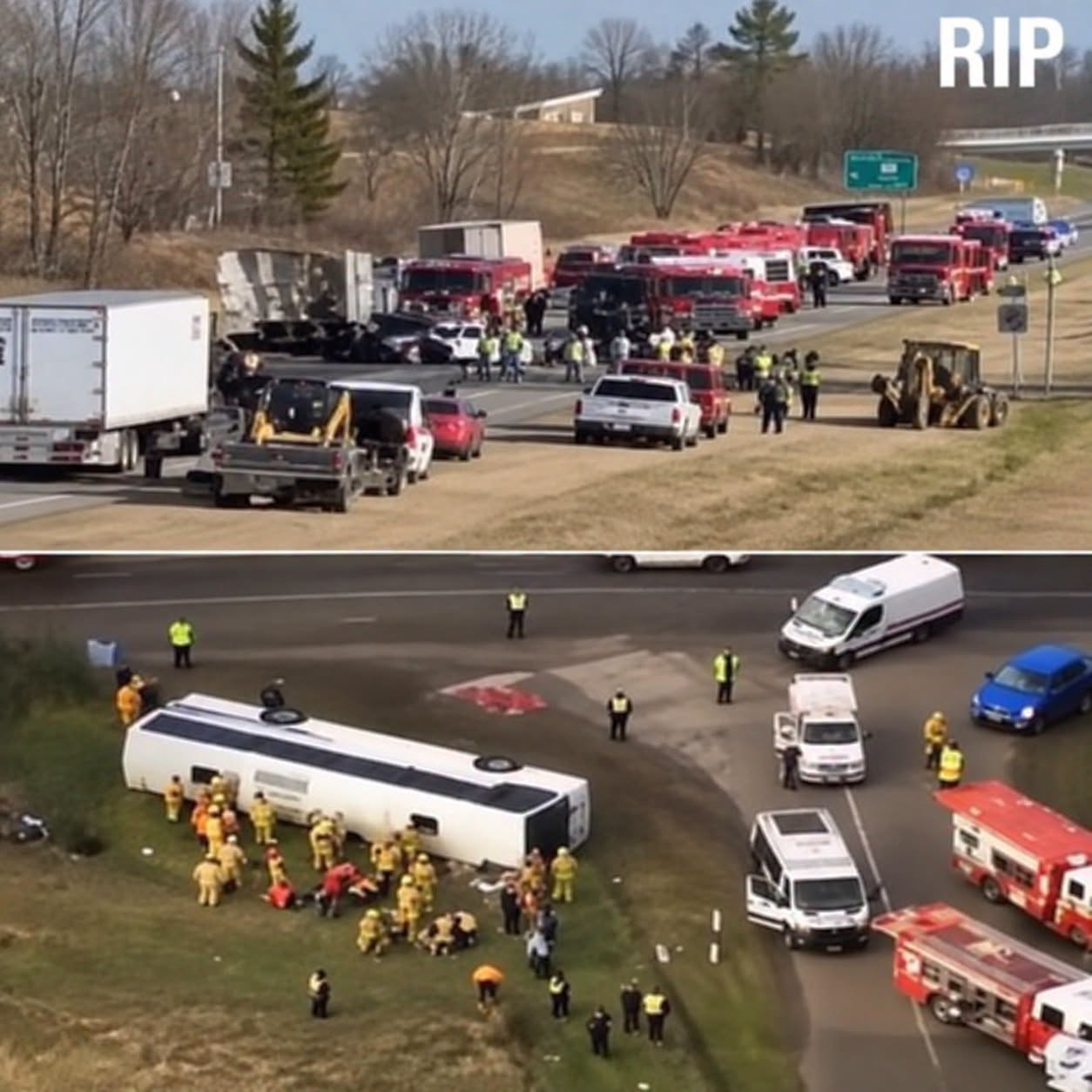 Massive accident leaves more than 65 people without life.