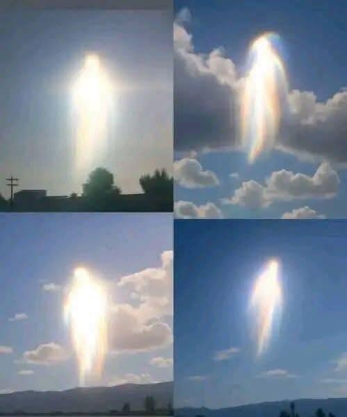 Meanwhile over the island of Ikaria in Greece a dazzling bright light apparition has appeared..