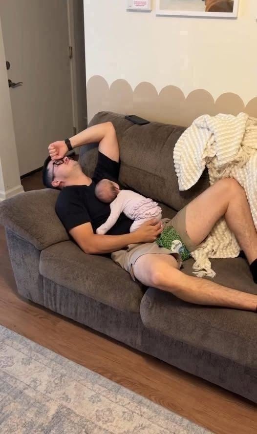 A Quiet Moment at Home: The Everyday Reality of Parenting, Rest, and Family Life