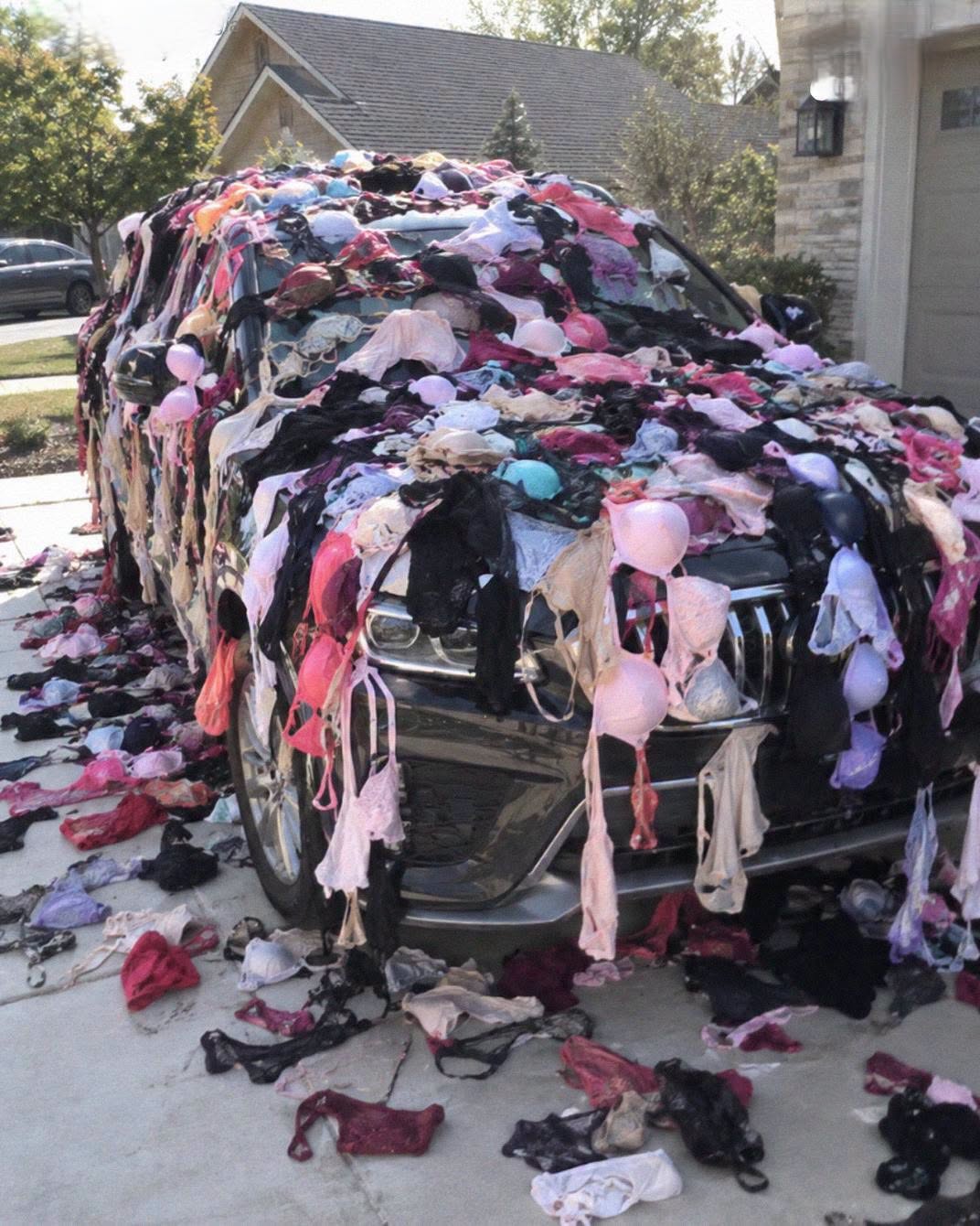 My Husbands Car Was Covered in Womens Lingerie That Morning I Received an Anonymous Video