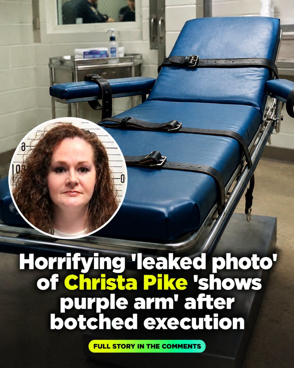 ‘Leaked photo’ of Christa Pike ‘shows purple arm’ after botched execution
