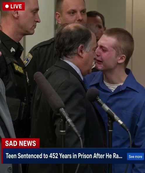 Teen Sentenced to 452 Years in Prison After He Ra…See moree….