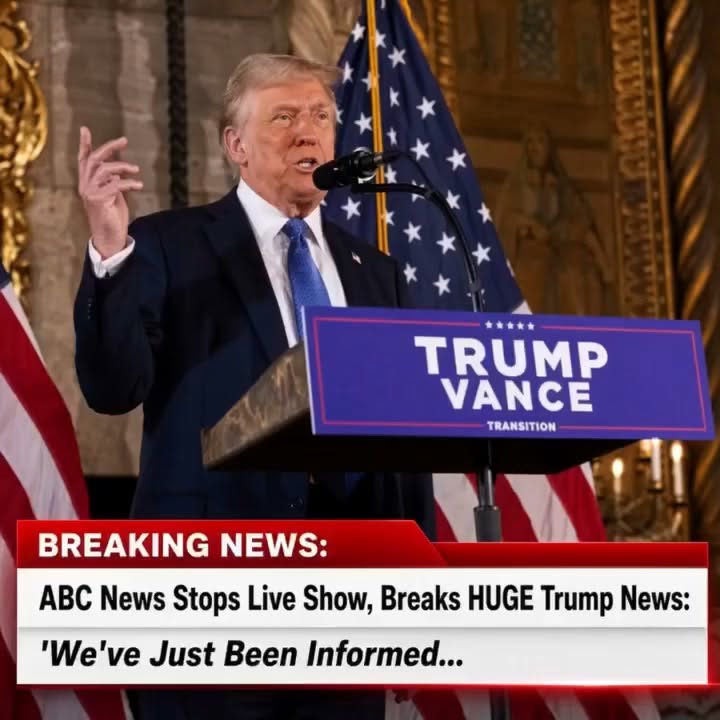 BREAKING: ABC News Cuts Into Live Coverage With Major Trump Update — We’ve Just Been Informed… See More