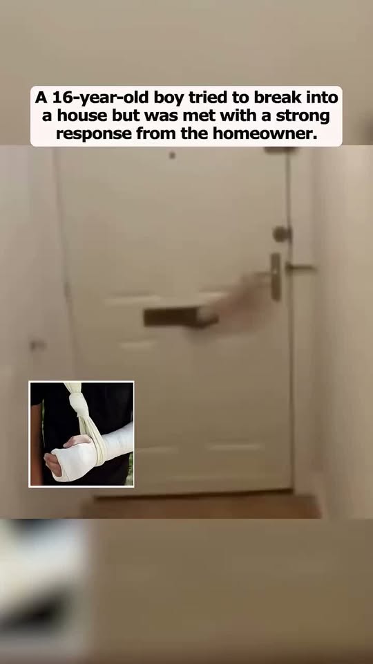 Sixteen Year Old Boy Tried to Break Into a House and Faced an Unexpected Response