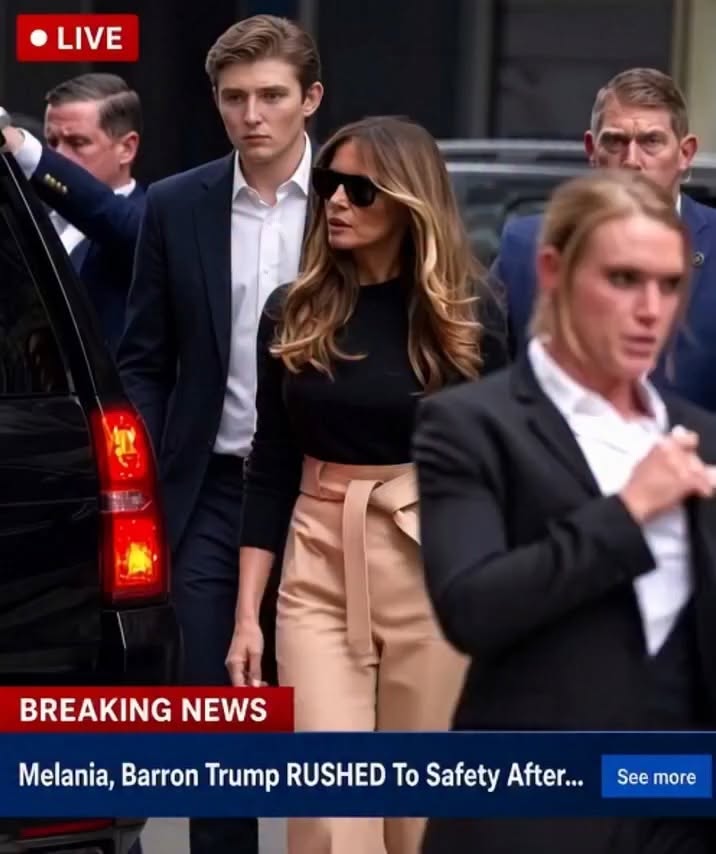 BREAKING NEWS: Melania, Barron Trump RUSHED To Safety After…