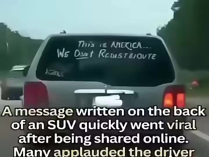 Driver’s Window Message Starts Conversation About Wealth and Opportunity