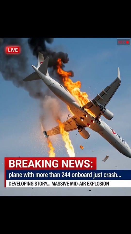 Plane With More Than 244 People Aboard Crashes Authorities Launch Emergency Response