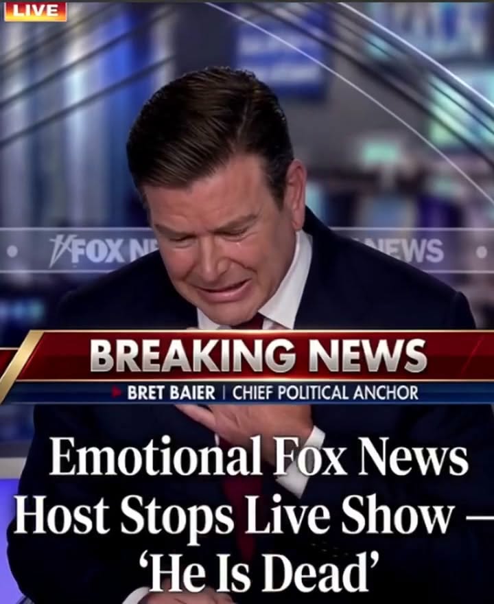 Emotional Fox News Host Stops Live Show…