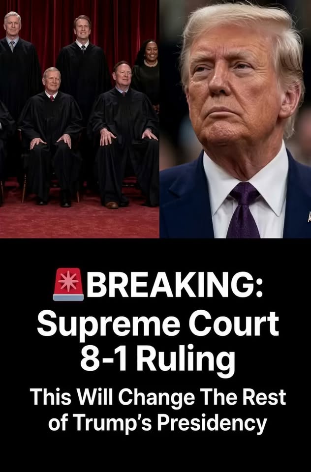 Supreme Court rules 8-1 that he can… See more