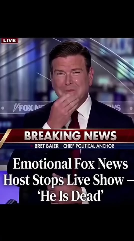 Emotional Fox News Host Stops Live Show…….